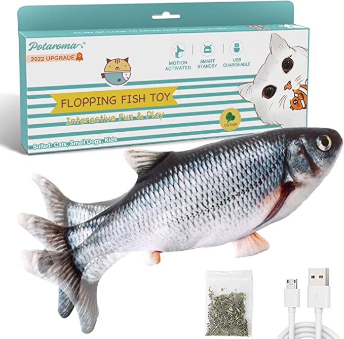 flopping fish automatic cat toy