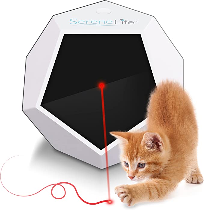 serenelife automatic cat cube toy