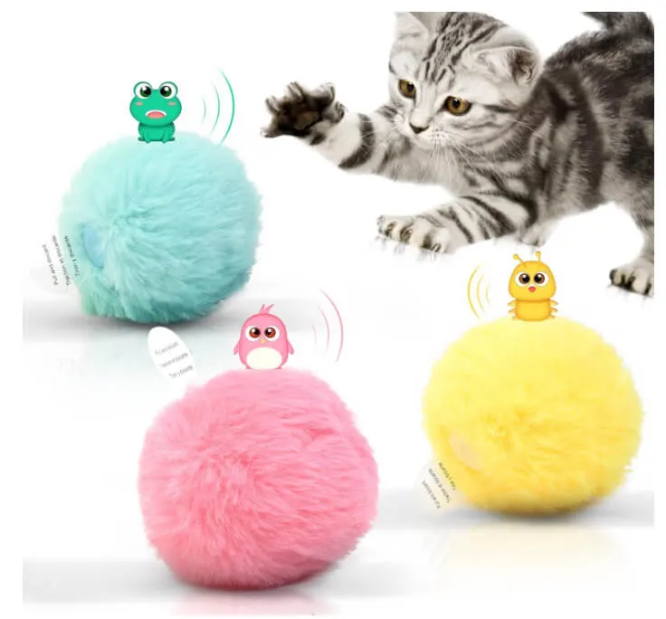 Potaroma chirping cat toys with catnip