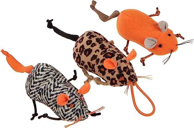 plush interactive cat toys with catnip and silvervine
