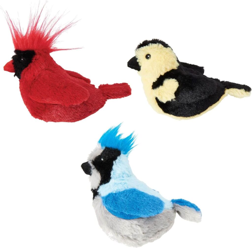 SPOT Song Birds Catnip Cat Toy with Sound