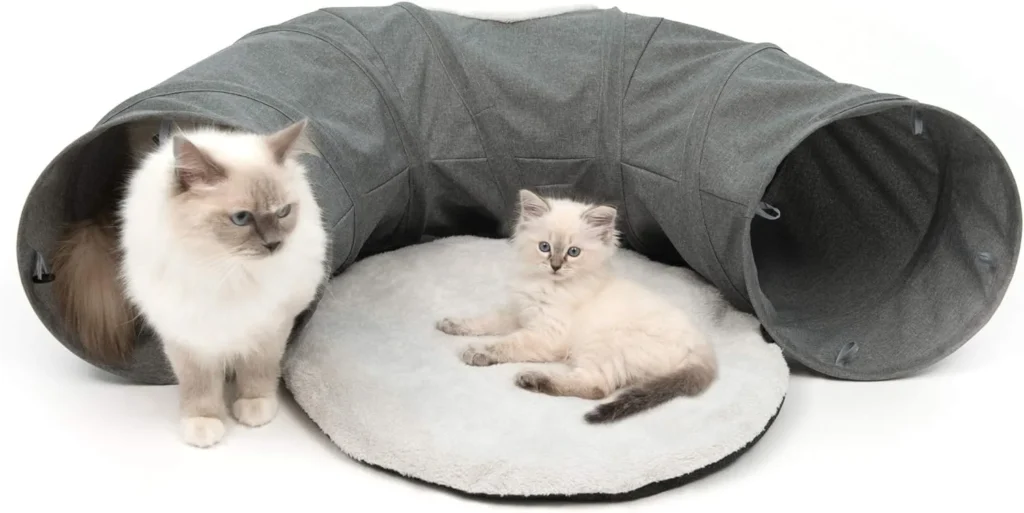 Catit Vesper Cat Tunnel, Cat Toy, Grey