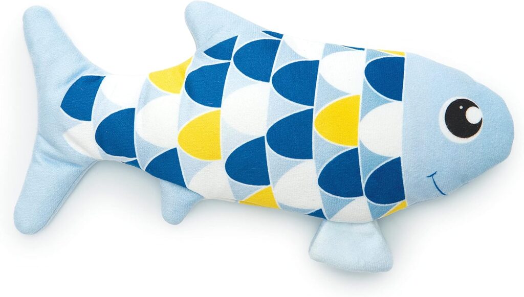 Catit Groovy Fish Interactive Cat Toy with Catnip, Blue