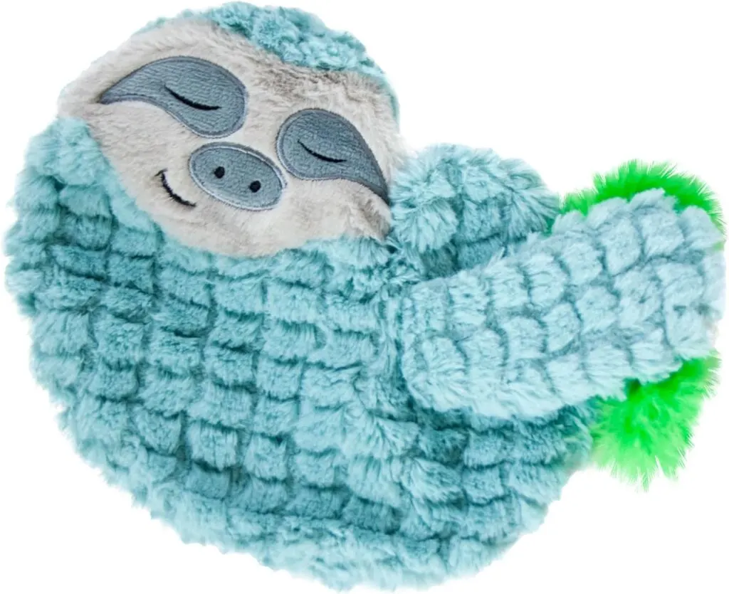 Catstages Purr Pillow Snoozin' Sloth Soothing Plush Cat Toy